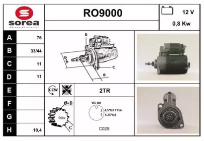 SNRA RO9000