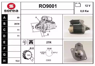 SNRA RO9001