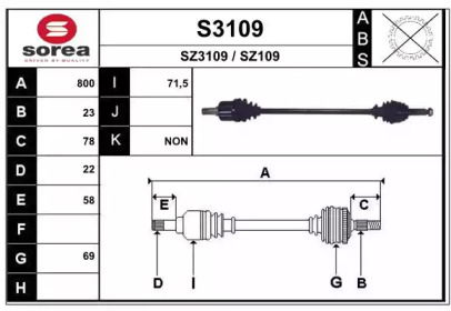 SNRA S3109