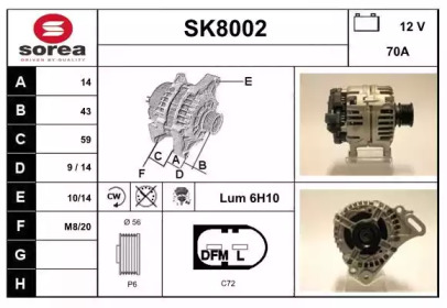 SNRA SK8002