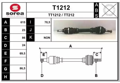 SNRA T1212