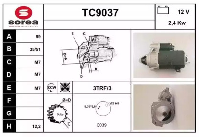 SNRA TC9037