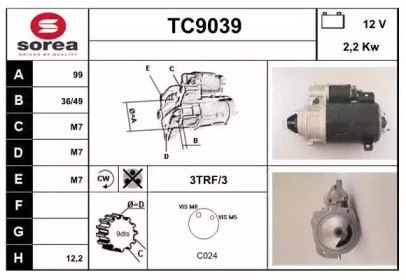 SNRA TC9039