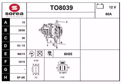 SNRA TO8039