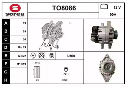 SNRA TO8086