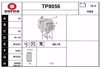 SNRA TP8056