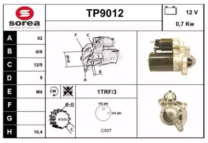 SNRA TP9012