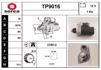 SNRA TP9016