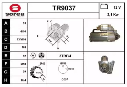 SNRA TR9037