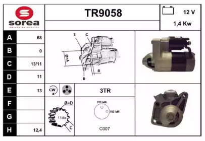 SNRA TR9058