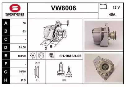 SNRA VW8006