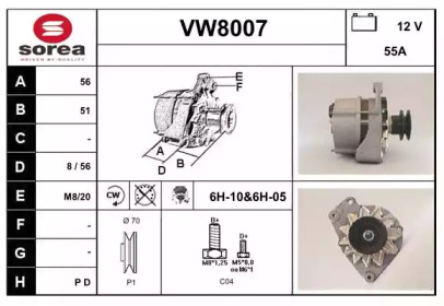 SNRA VW8007