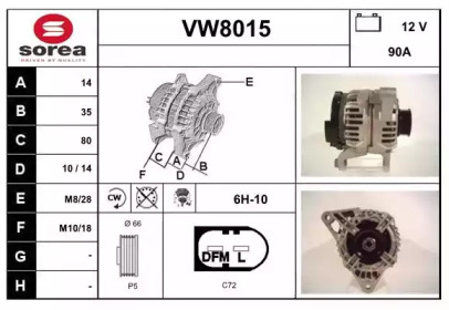 SNRA VW8015