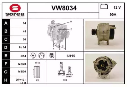 SNRA VW8034