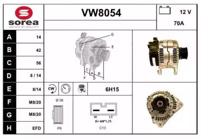 SNRA VW8054