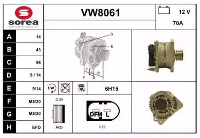 SNRA VW8061