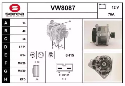 SNRA VW8087