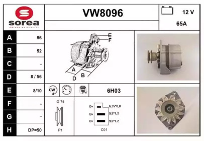 SNRA VW8096