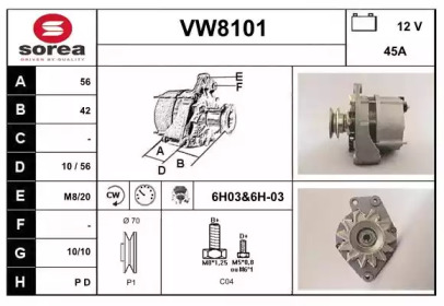 SNRA VW8101