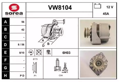 SNRA VW8104