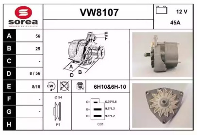 SNRA VW8107