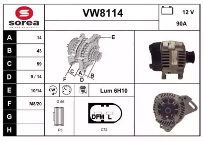 SNRA VW8114