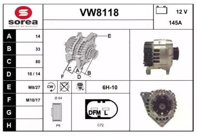 SNRA VW8118