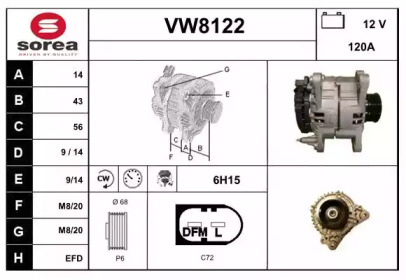 SNRA VW8122