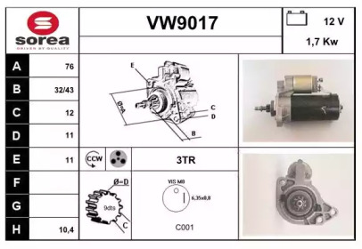 SNRA VW9017