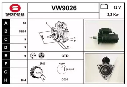 SNRA VW9026