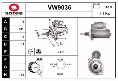 SNRA VW9036