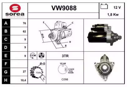 SNRA VW9088