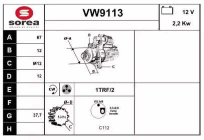 SNRA VW9113