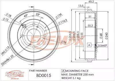 FREMAX BD-0015