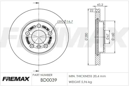 FREMAX BD-0039