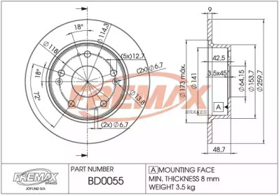 FREMAX BD-0055