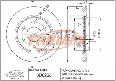 FREMAX BD-0206