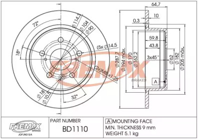 FREMAX BD-1110