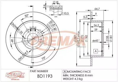 FREMAX BD-1193