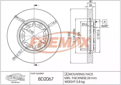 FREMAX BD-2067