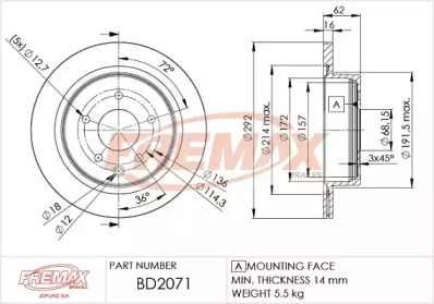 FREMAX BD-2071