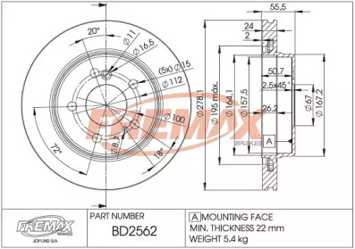 FREMAX BD-2562