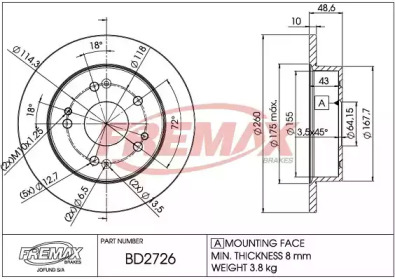 FREMAX BD-2726