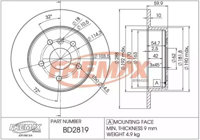 FREMAX BD-2819