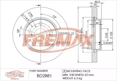 FREMAX BD-2881