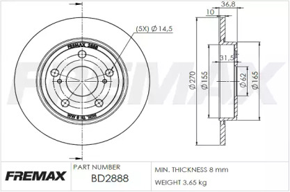 FREMAX BD-2888