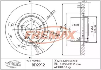 FREMAX BD-2912