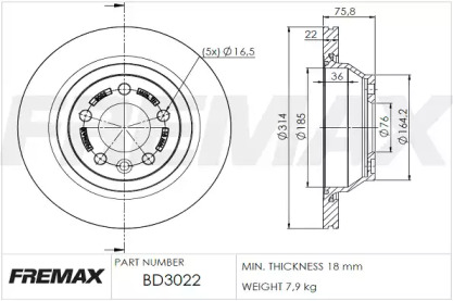 FREMAX BD-3022