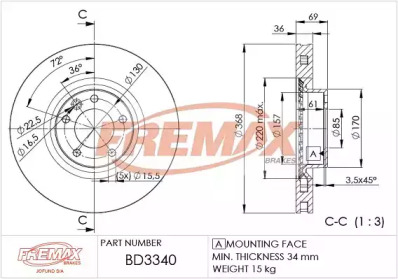 FREMAX BD-3340