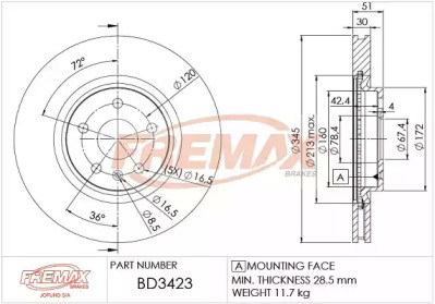 FREMAX BD-3423